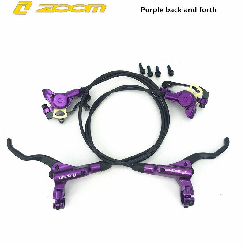 Zoom HB-875 Fiets Rem Mtb Brake Hydraulische Schijfrem 800/1400/1450/1550Mm MT200 Mountain Fiets rem Upgrade MT315 MT615: HB875 purple set