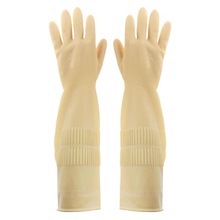 1 Paar Natuurlijke Latex Handschoenen Tuin Rubber Slijtvast Werkhandschoenen