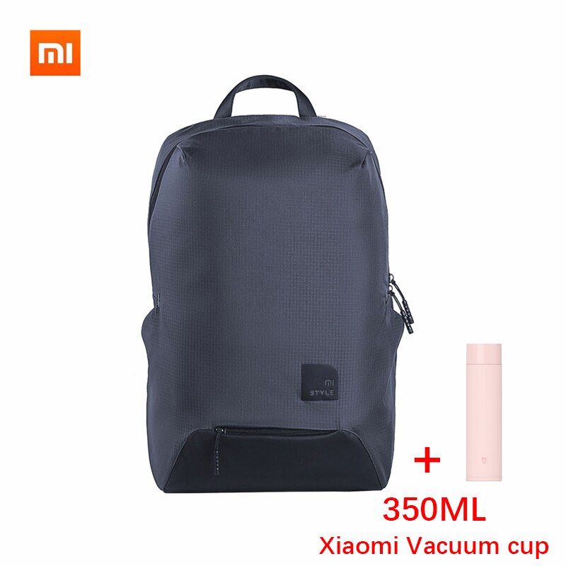 Originale xiaomi sport casuali zaino 23L tecnologia intelligente di livello del materiale di decompressione 4 sacchetto impermeabile del computer portatile borsa studente borsa: Blue 350M pinkcup