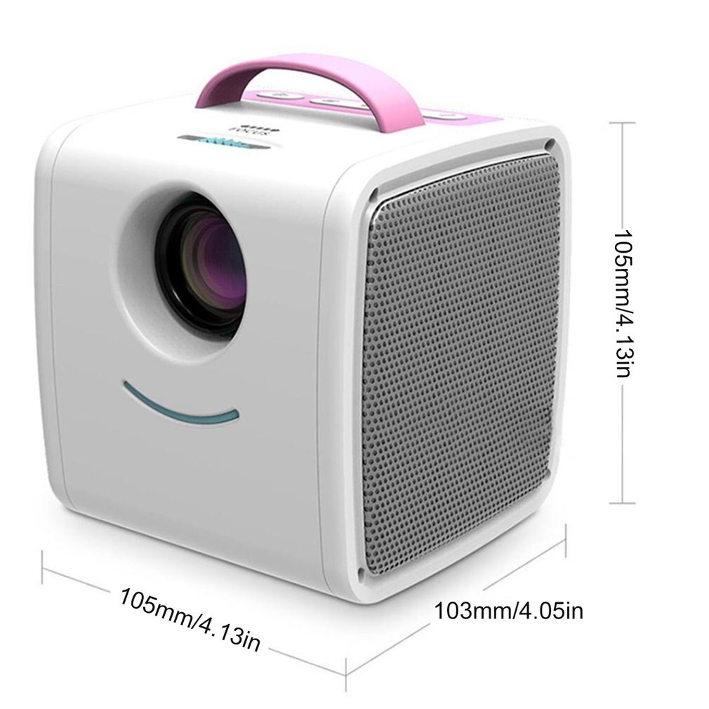 Q2 Mini Projector Kinderen Onderwijs Kinderen Ouder-kind Draagbare Projector Mini Led Tv Home Beamer