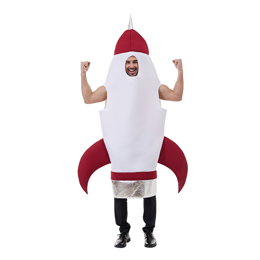 rocket jumpsuit, adult space suit, coswear, Halloween party performance suit: Default Title