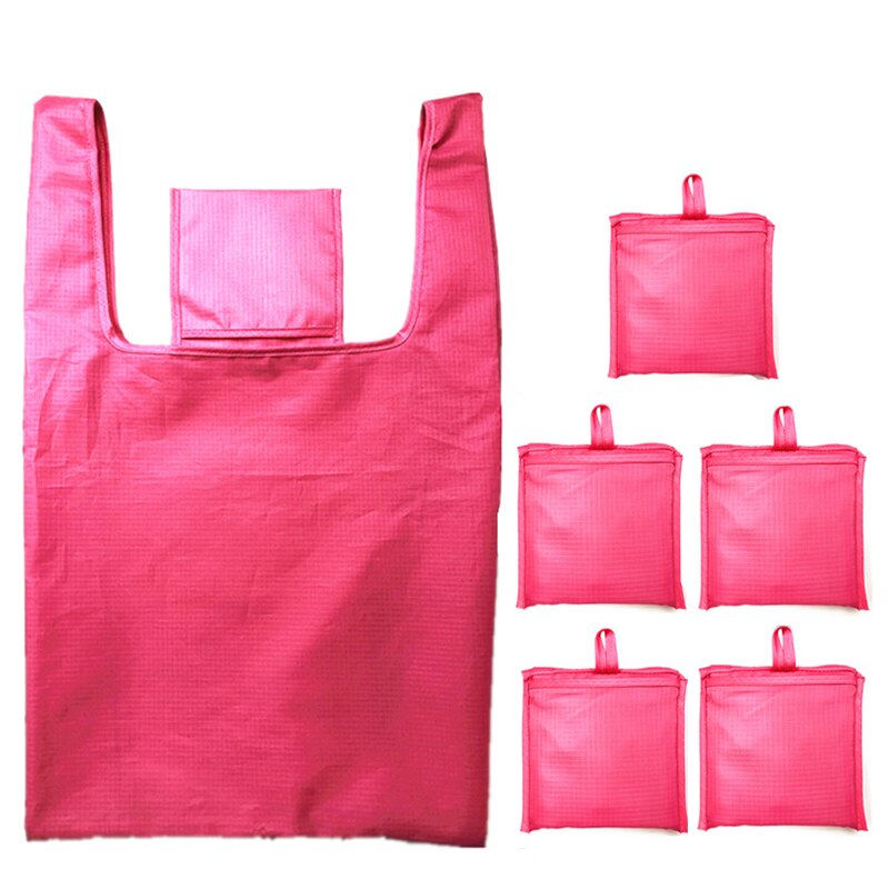 Milieubescherming Oxford Doek Bakken Waterdichte Draagbare Pure Color Grote Capaciteit Boodschappentas Herbruikbare Opvouwbare