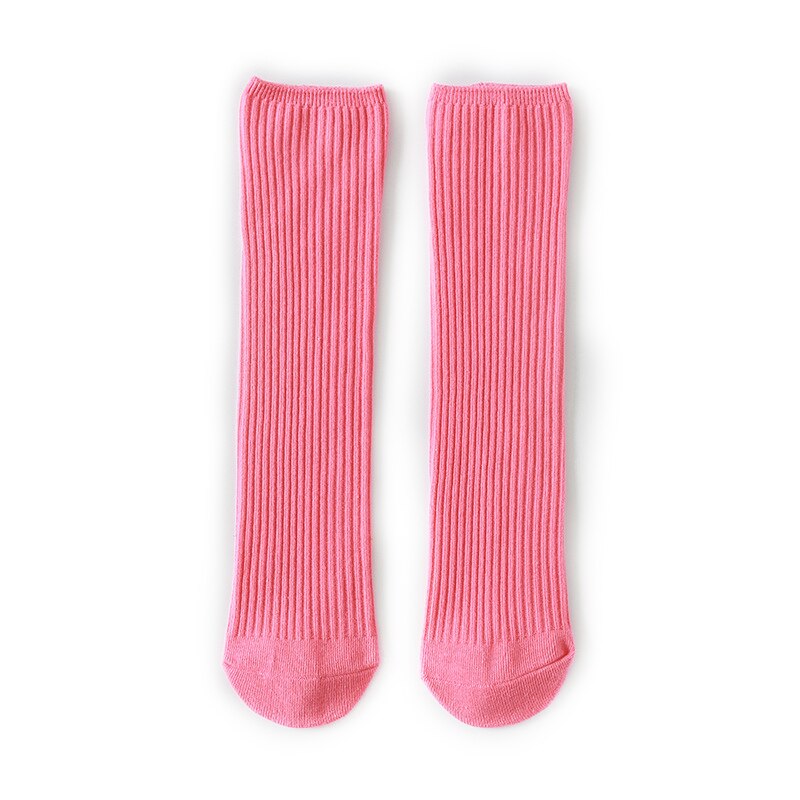 1 paar Eltern-Art Socken Für freundlicher Erwachsene Doppel Nadel Feste Farbe Socken Baby Hohe Socken Jungen Mädchen socken Frühling Herbst: 03
