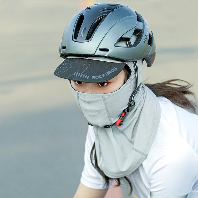 ROCKBROS – cagoule Anti-UV en soie pour hommes et femmes, Protection contre le soleil, cyclisme, glace, moto, pêche, Sport en plein air, été