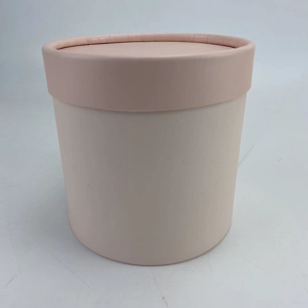 Paper Flower Arrangement Box With Lid Bucket Florist Bouquet Boxes Barrel Packing: 2