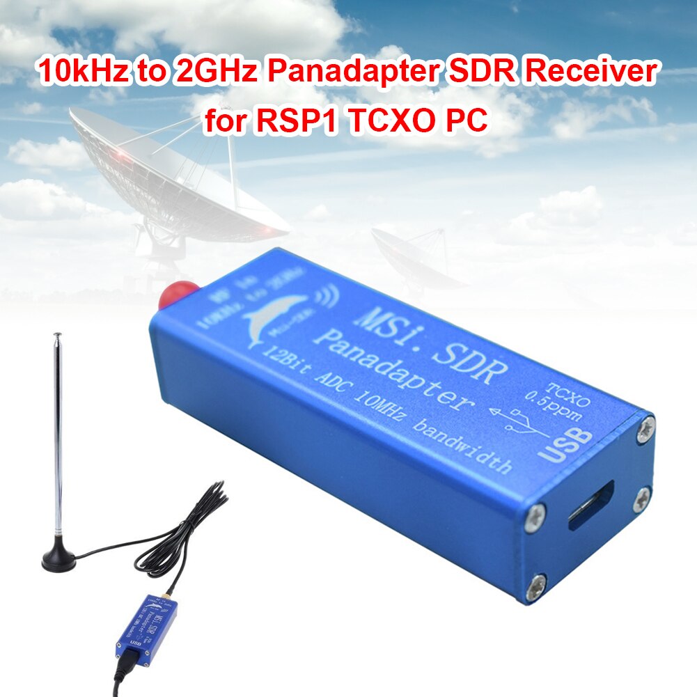 MSI.SDR 10kHz to 2GHz Panadapter SDR receiver adapter compatible with SDRPlay RSP1 TCXO 0.5ppm