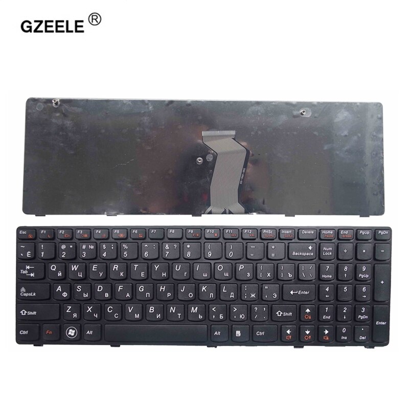 Clavier d'ordinateur portable russe pour LENOVO G580 Z580A G585 Z585 G590 Z580 MP-10A33SU-686CW RU ordinateur portable remplacer par le cadre