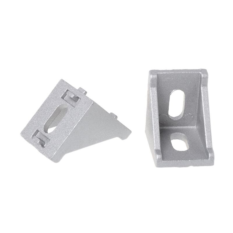 10 stks hoek montage hoek 20x20 20x40 2040 decoratieve beugels aluminium profiel accessoires l connector fasten connector kopen? | Korting tot 25
