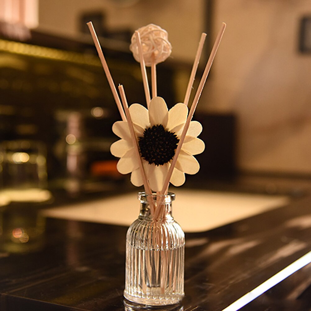 Reed Diffuser Set Rattan Ball Bathroom Office Frag... – Grandado