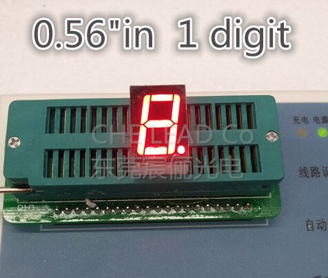 TICFOX LED Digitale Röhre - 6-stellig, 0,56 Zoll, Rot, TM1637 Chip