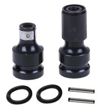 Universal Adaptive Wrench Adapter Socket Ratchet Torque Wrench Adapter 1/2 Inch Square To 1/4 Inch Hex Ratchet Socket Converter