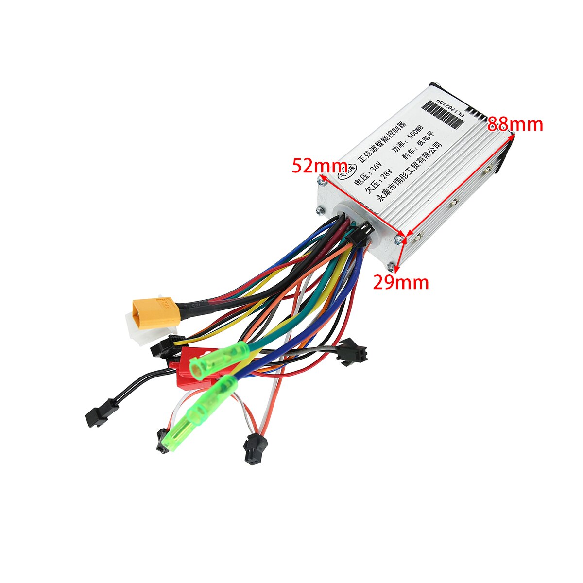 Dc Motor Controller 36V 48V 500W Brushless Motor Speed Controller Voor Elektrische Fiets E-Bike Scooter elektrische Fiets Accessoires