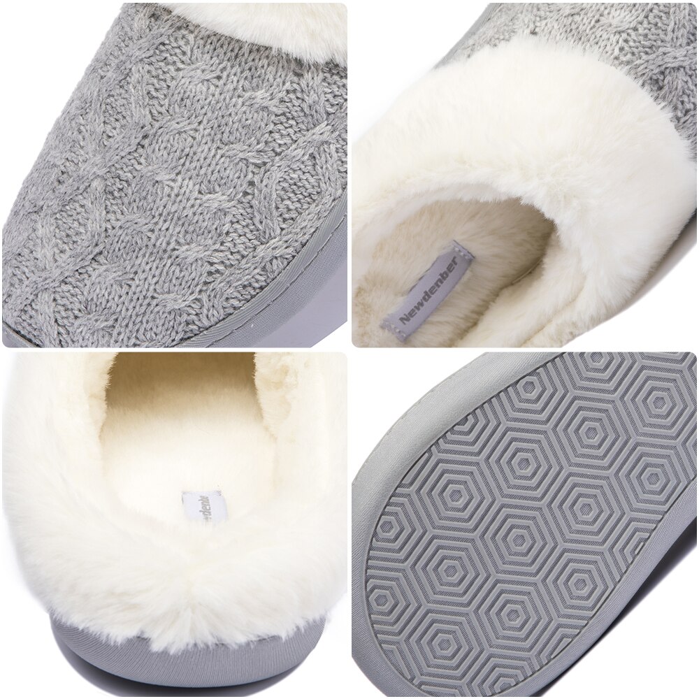 Winter heren pantoffels binnen naaien suède warm thuis zachte pantoffel korte pluche heren casual schoenen antislip liefhebbers pantoffels dames slide