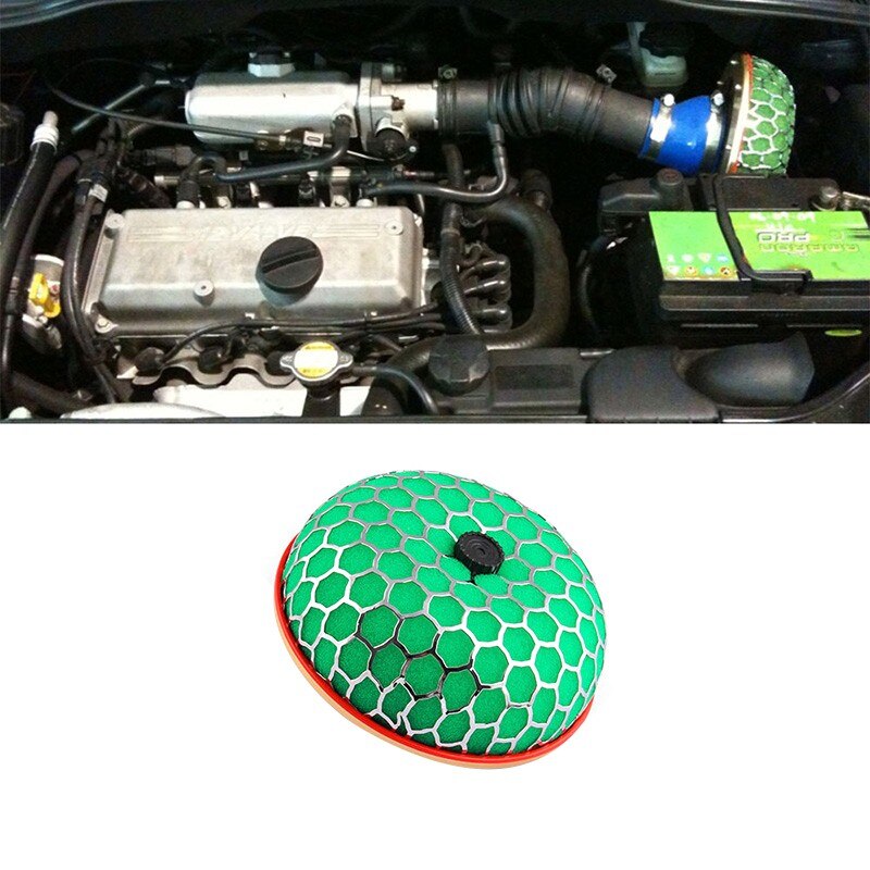 3''High Super Power Air Filter Flow 80mm 100mm Intake Reloaded Cleaner Universal
