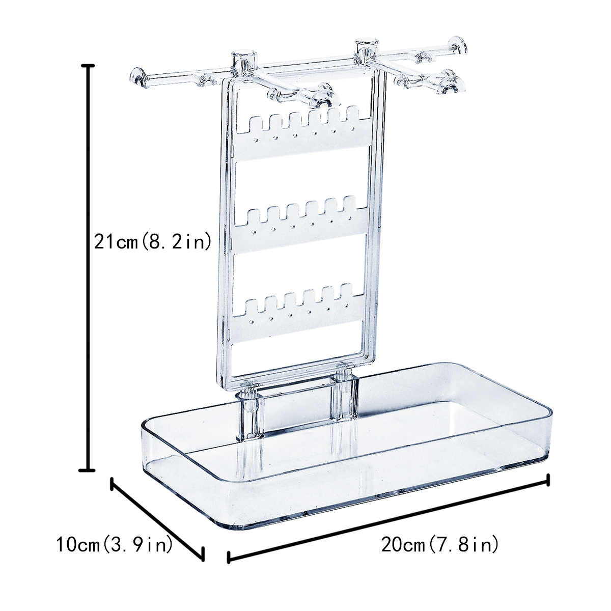 1 st sieraden opbergrek, 5 lagen ketting opbergrek, oorbel display toren, armband opbergrek voor dressoir badkamerijdelheid