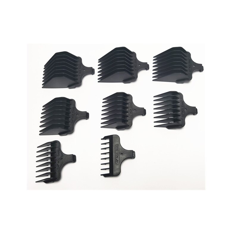 8X Clipper Comb #1- #8,1/8"-1",3-25mm Replace For Wahl T-Blade 9837 9854L 9860 9860L 9864 9867L 9867-100 9869 9870L 9876 9880L
