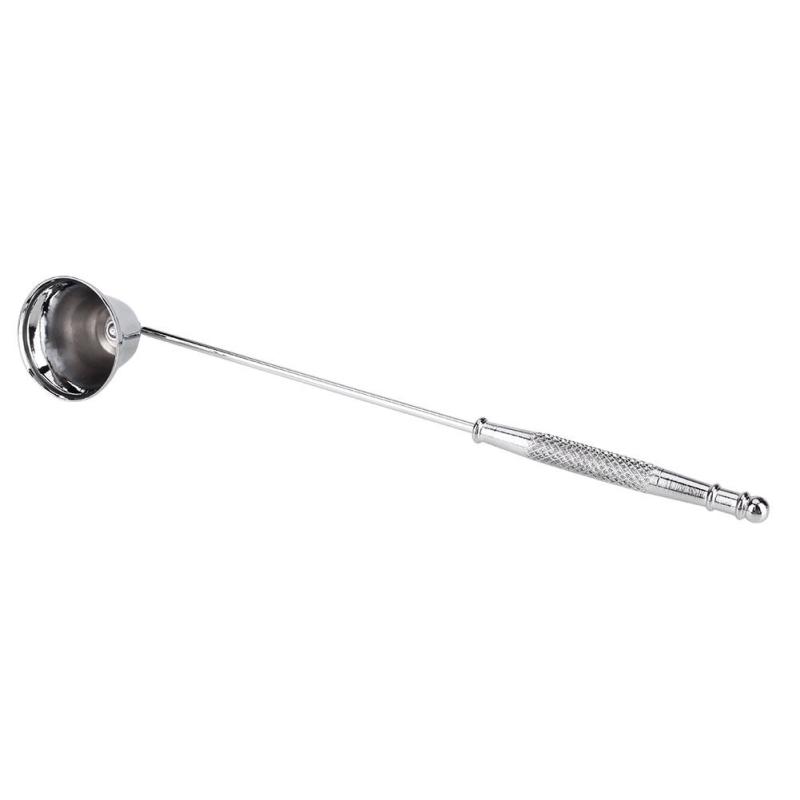 Stainless Steel Candle Extinguisher Candle Votive Candle Home Art Candle Wedding Convenient Noble Home Decorations Shape Bell: silvery