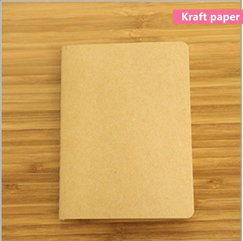 Diy vintage blank papir notesbog skitsebog journal kraftpapir til børn graffiti maling tegne kontor skole papirvarer