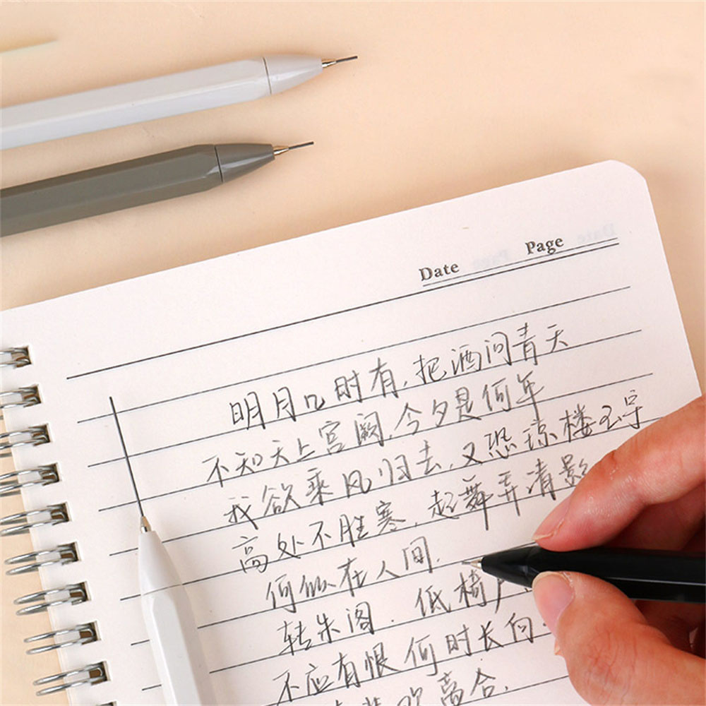 0.5/0.7mm Mechanical Pencil Automatic Pencils Press Pen Set with Lead Pencils School Office Writing Supplies Stationery