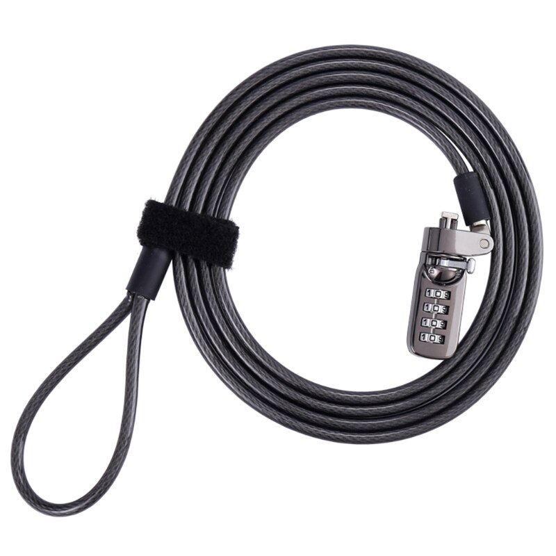 Candado de Cable con contraseña para Monitor Digital, candado antirrobo para ordenador, PC y portátil