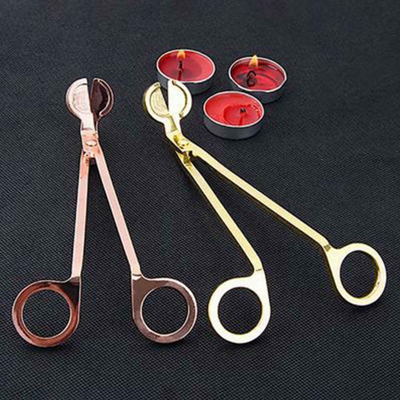 Yo-bougie coupe-mèche en acier inoxydable, ciseaux de coupe pour couper la mèche pour brûler, réduit également la suie