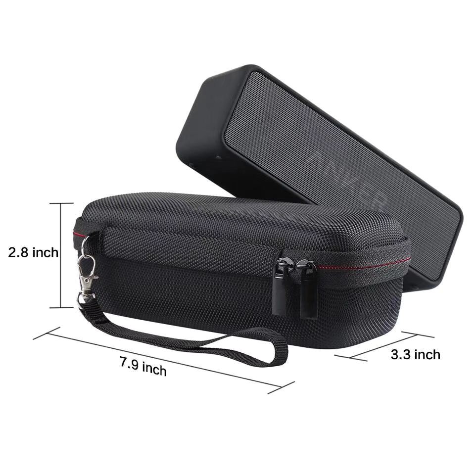 Speaker Case for Anker SoundCore 2 - Hard EVA Travel Cover with Mesh Pocket & Zipper