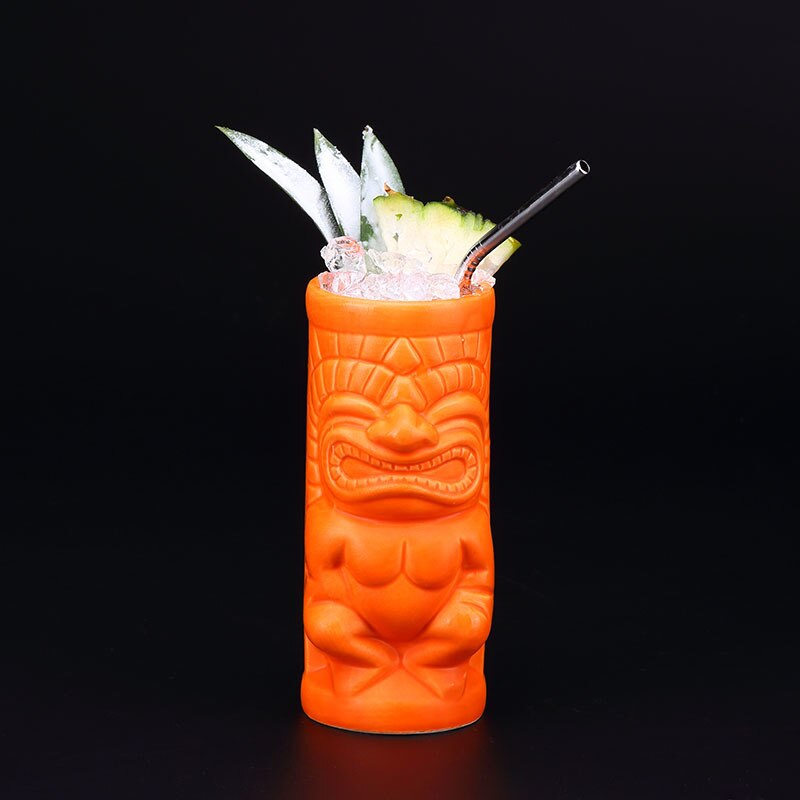 Maitai Cocktail Lange Drink Glas 3D Hawaii Bar Home Club Drinken Wijn Bril Bicchieri Vetro Keramische Sap Tiki Mok Bicchiere