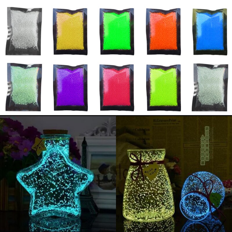 Magic Fluorescent Glow In The Dark Lichtgevende Party Heldere Verf Star Wens Fles Deeltje Lichtgevende Zand Kinderen Toys10