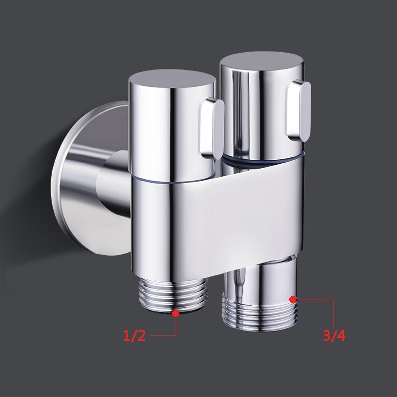 Bibcock Faucets Outdoor Garden Mixer Black/Chrome Brass Wall Mounted Double using Bathroom Washing Machine Faucet Basin Taps: Tap 5