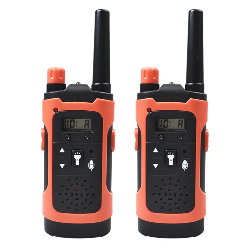 Remote smart wireless call walkie-talkie parent-child interaction children's play house walkie-talkie toy: Orange