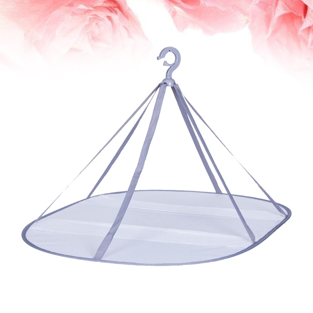 Mesh Clothes Drying Rack Hanging Dryer T-shirt Sweater Laundry Drying Net Rack Basket (Rectangular, Monolayer)