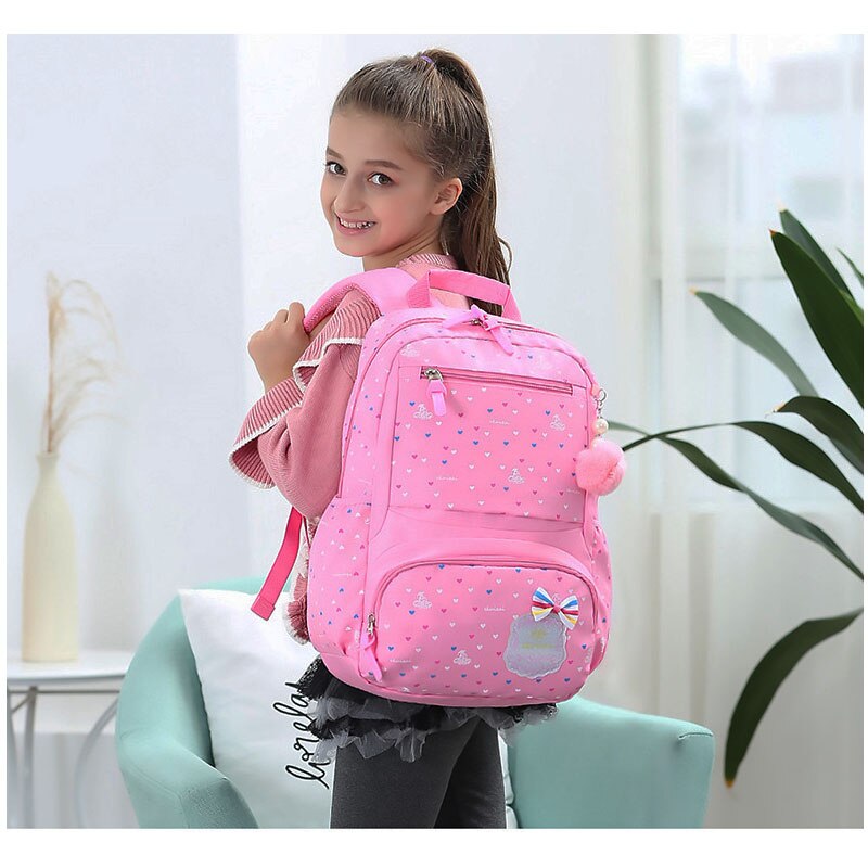 Kid Schooltassen Rits Meisje Tiener Rugzak Primaire Schooltas Senior Kwaliteiten Effen Schooltas Vrouwen Schoudertas Mochila