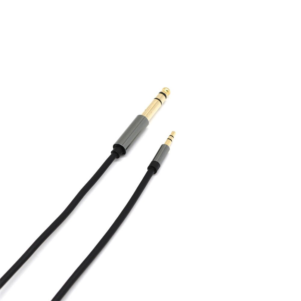 5FT 3.5mm to 6.35mm Adapter Aux Cable For Mixer Amplifier CD Player Speaker Cord Amplifiers Guitar Keyboard Piano Parts