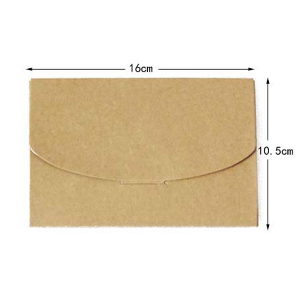 Sobres de papel Kraft clásico, Mini dibujos Kawaii, papelería, Post Sobre Carta, negro, amarillo, carta de amante de la escuela, 20 Uds.