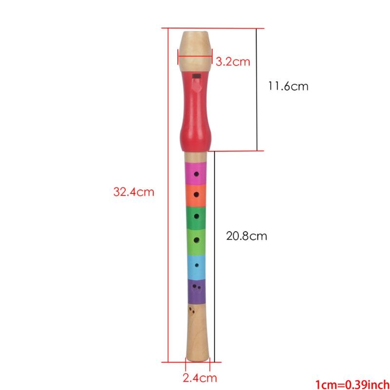 Professionele Spelen Muziekinstrument Houten Acht Gat Treble Fluit Houten 8-Gat Kind Treble Fluit