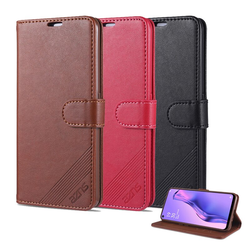 Voor oppo  a53 hoesje portemonnee pu leer zacht tpu achterkant telefoonhoesje boek stijl hoesje voor oppo  a53