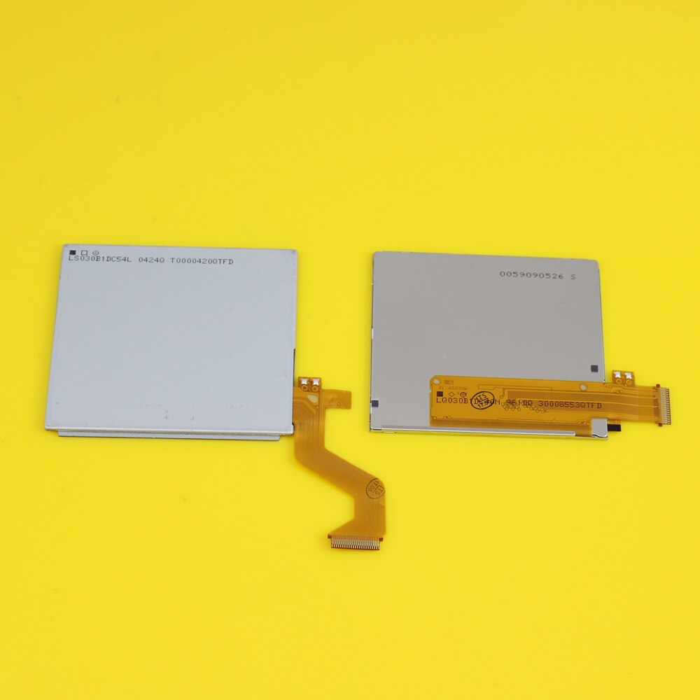JCD Vervanging Upper + Lagere/Bottom TFT Lcd-scherm Module voor NDS Lite-Zilver (2-LCD Set)