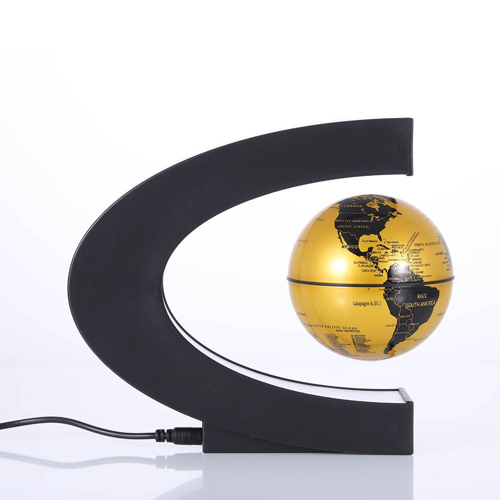 LED World Map Magnetic Levitation Floating Globe levitating lamp Home Decor Night Light Novelty Ball Light Birthday