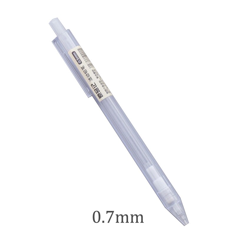 Automatic Pencil 0.5/0.7mm Drawing Writing Mechanical Pen Pencil Lead Office School Supplies Ultralight: 1pcs 0.7 pencil