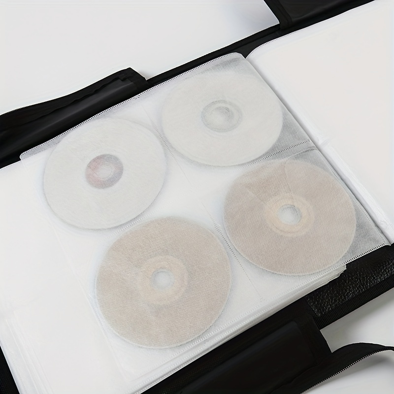 400-Disc Capacity CD Case, Portable Crocodile , Car DVD Storage Bag, Dustproof & Durable, Household Organizer