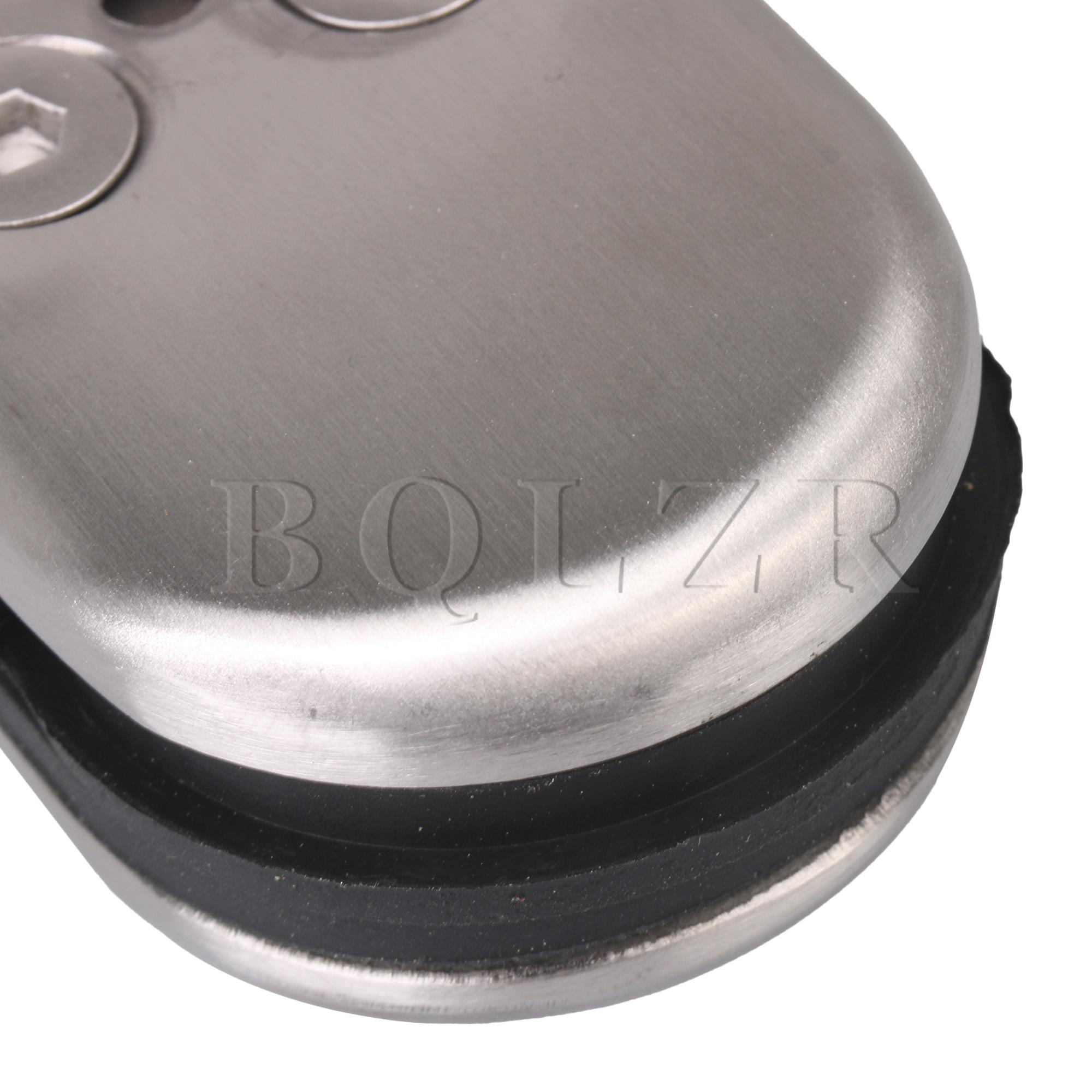 BQLZR Stainless Steel Glass Brackets with Glass Rod for 8-10MM Glass Handrail