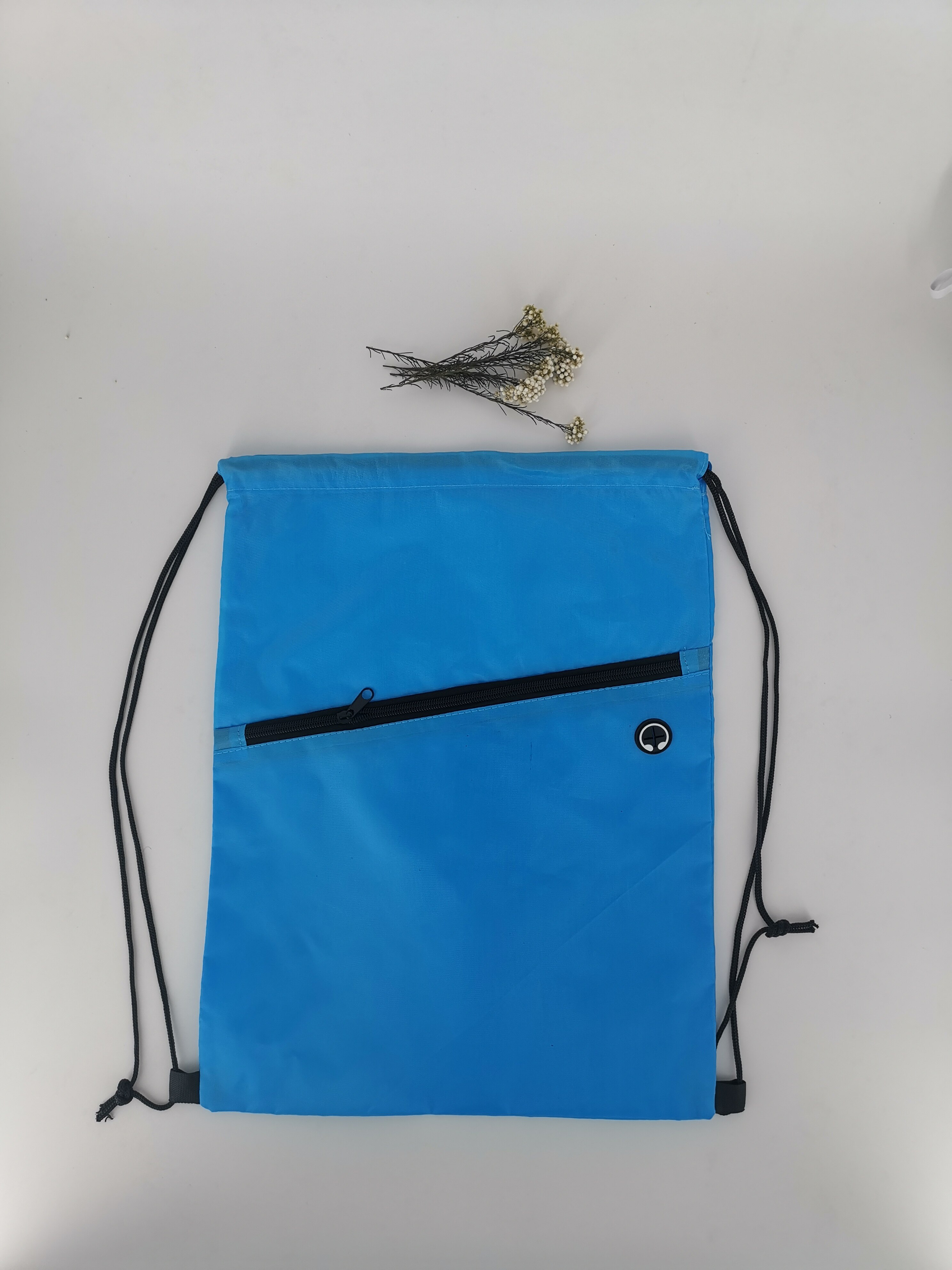 Mini Waterproof Nylon Shoe Bags Storage Gym Bags Drawstring Dust Backpacks Storage Pouch Outdoor Travel Duffle Sports Bags 30: LightBlue