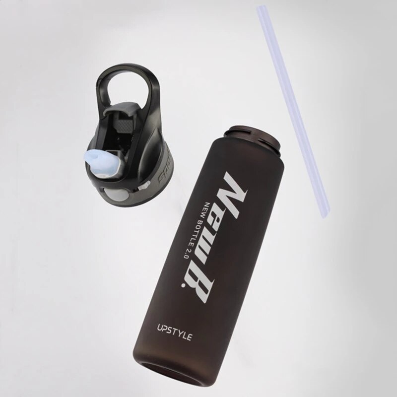 Tritan plastic water bottle for drinking sports Waterbottle with straw portable Drinkware bottle 750ml 600ml Leakproof BPA free