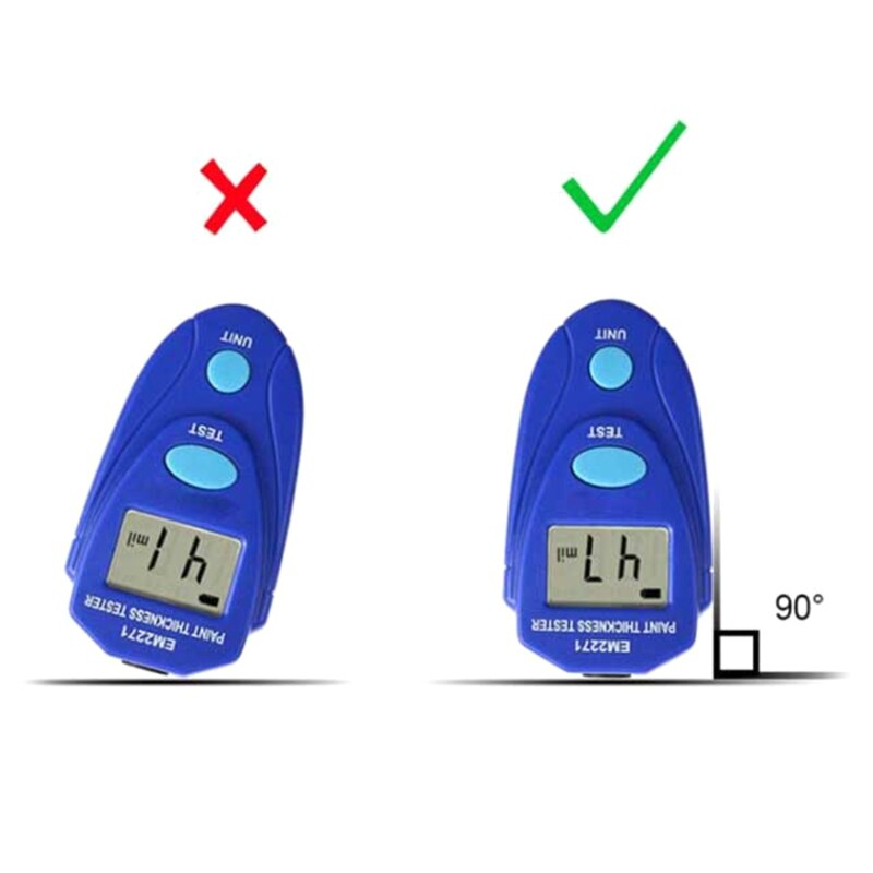 L69A Paint Thickness Meter Tester LCD Car Coating Gauge Paint Enamel Plastic Epoxy