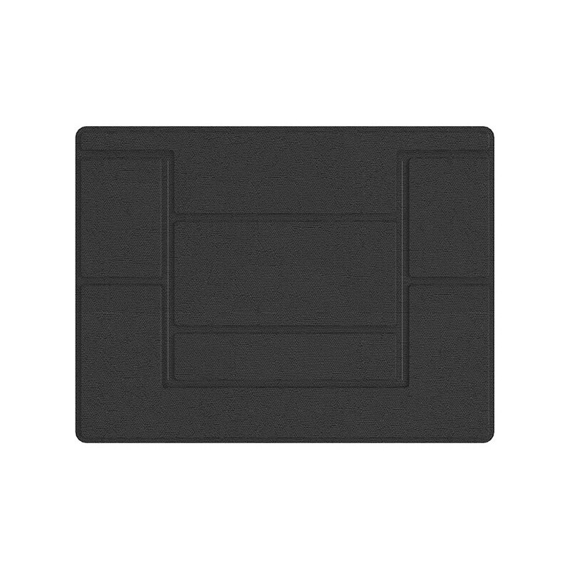 Soporte Invisible para portátil, soporte ajustable plegable, almohadilla portátil para tableta, soporte para iPad, MacBook, Mac Book, Samsung Compute: Black