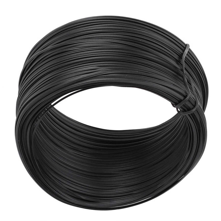 Galvanized Iron Wire Tie Plant Twist Ties Multifunctional Black Twist Wire Hand‑Made Grape Branch Ties 0.55mm 100meter