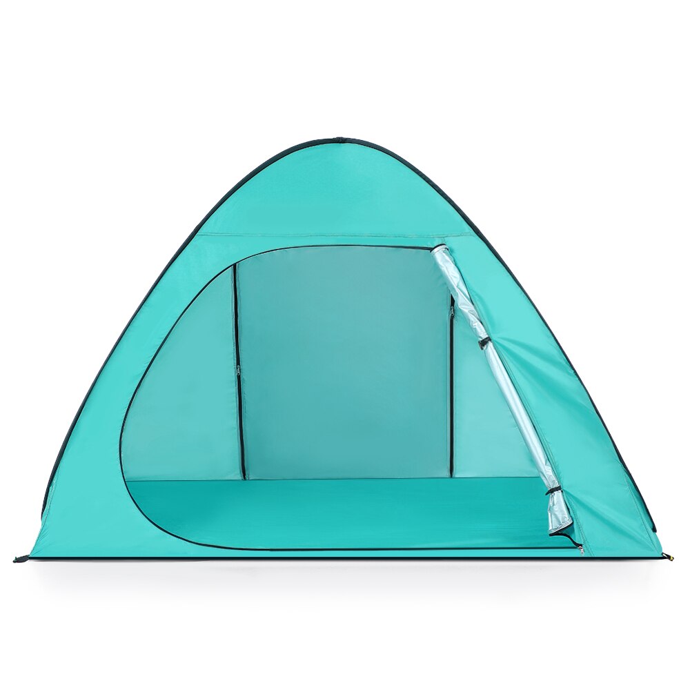 Lixada automatische pop-up strandtent, kampeerdouche, toilettent, zonnescherm, cabana voor 2-3 personen, upf 50+  uv-bescherming, strandschaduw