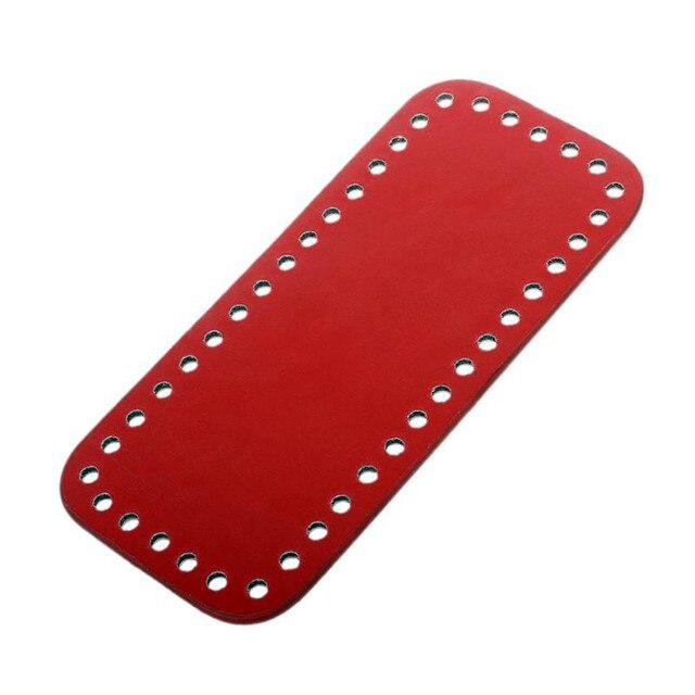 4 Stuks 30 x 10 cm Breien Gehaaktes PU Tas Bodem, Zakbodem, Tas Bodem Gehaakt, Ovale Breien Gehaakte Zakken Bodems, Gehaakte Zak Bodems Shaper Pad