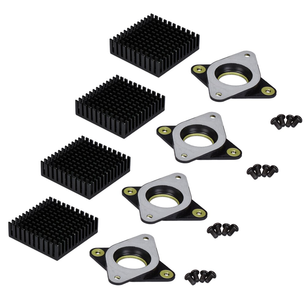 Stepper Damper Nema 17 Stepper Motor Vibration Dampers For CNC 42 Stepper Motor Shock Absorber With Heat Sink Imported Genuine