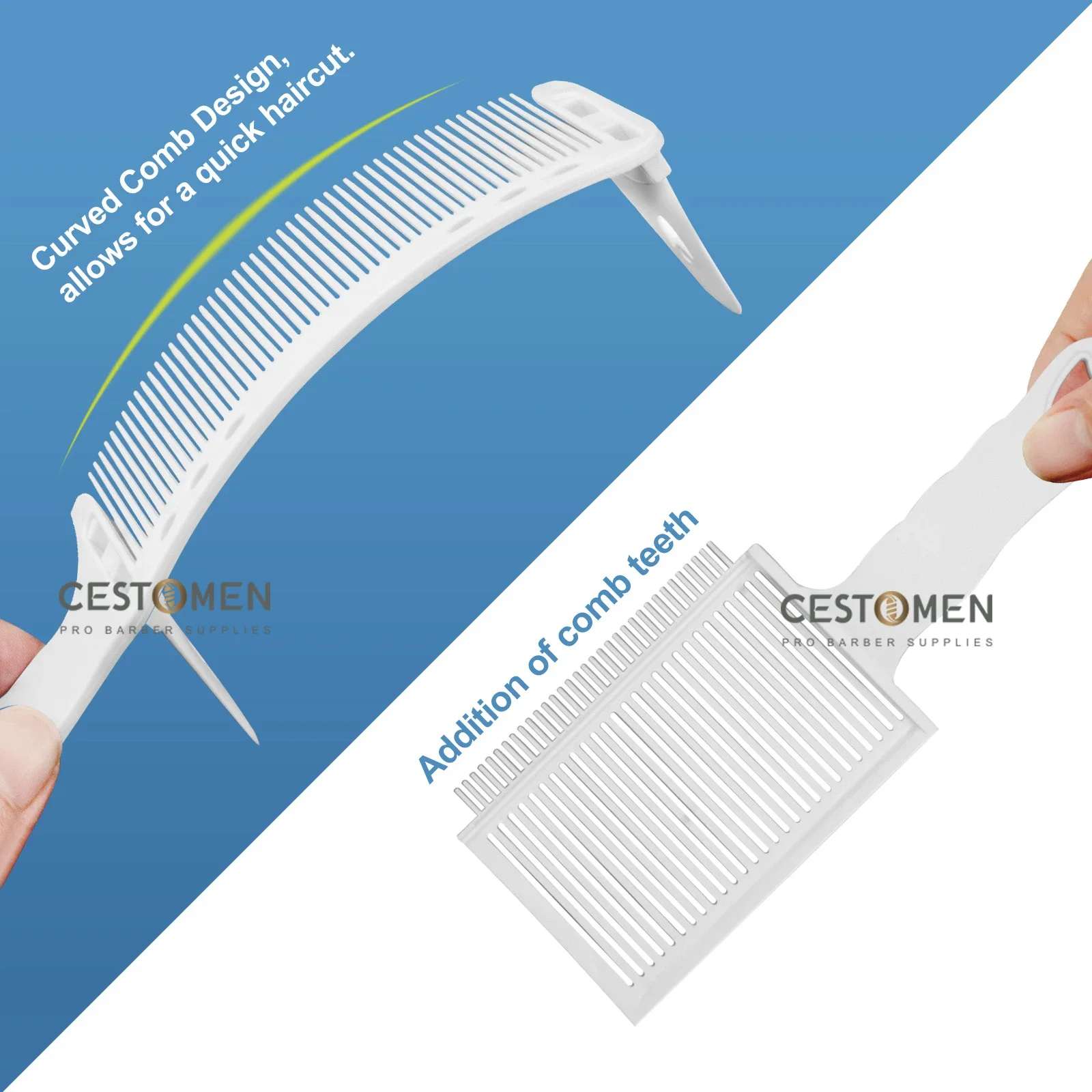 Peine de pelo de , peines profesionales de peluquería, cepillos para salón, herramientas de estilismo para corte de pelo, accesorios de peluquero, 1 ud.